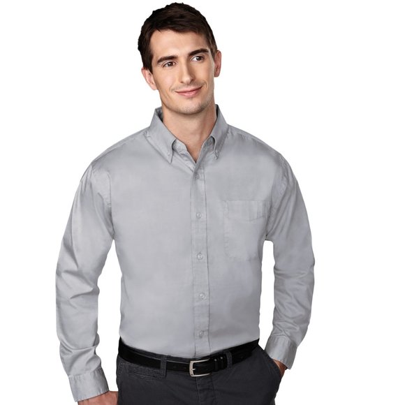 Big and Tall Long Sleeved Oxford Dress Shirts, - Picture 1 of 2